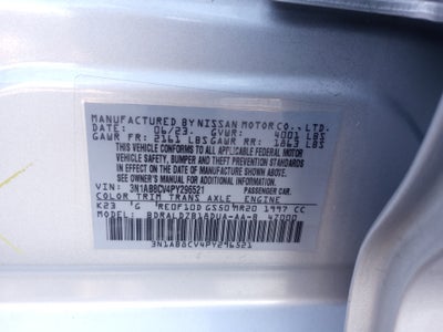 2023 Nissan Sentra SV Xtronic CVT