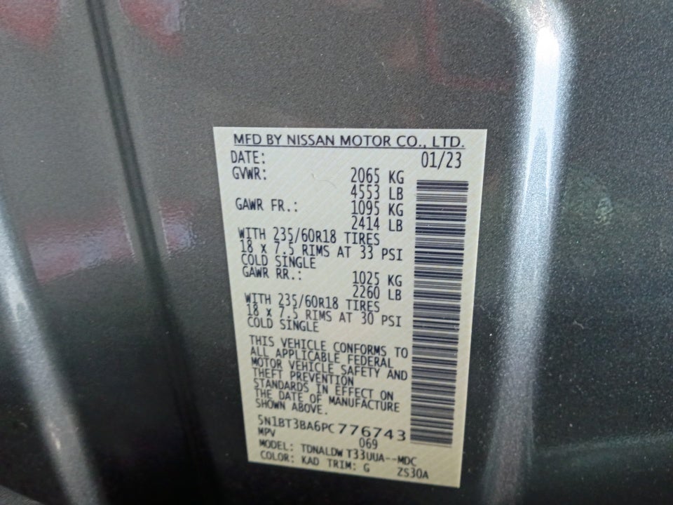 2023 Nissan Rogue SV FWD