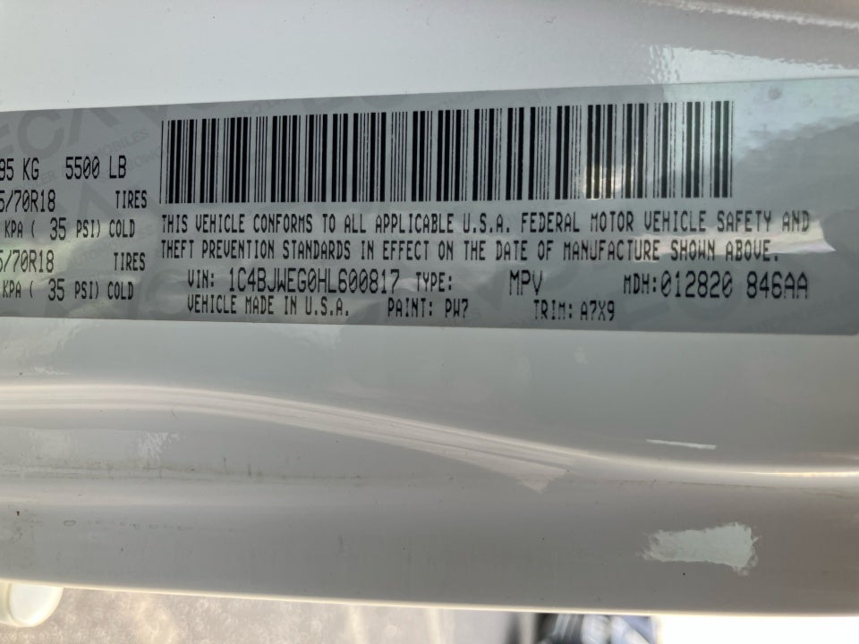 2017 Jeep Wrangler Unlimited Sahara 4x4