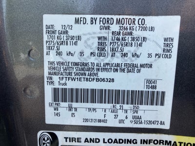 2013 Ford F-150 LARIAT