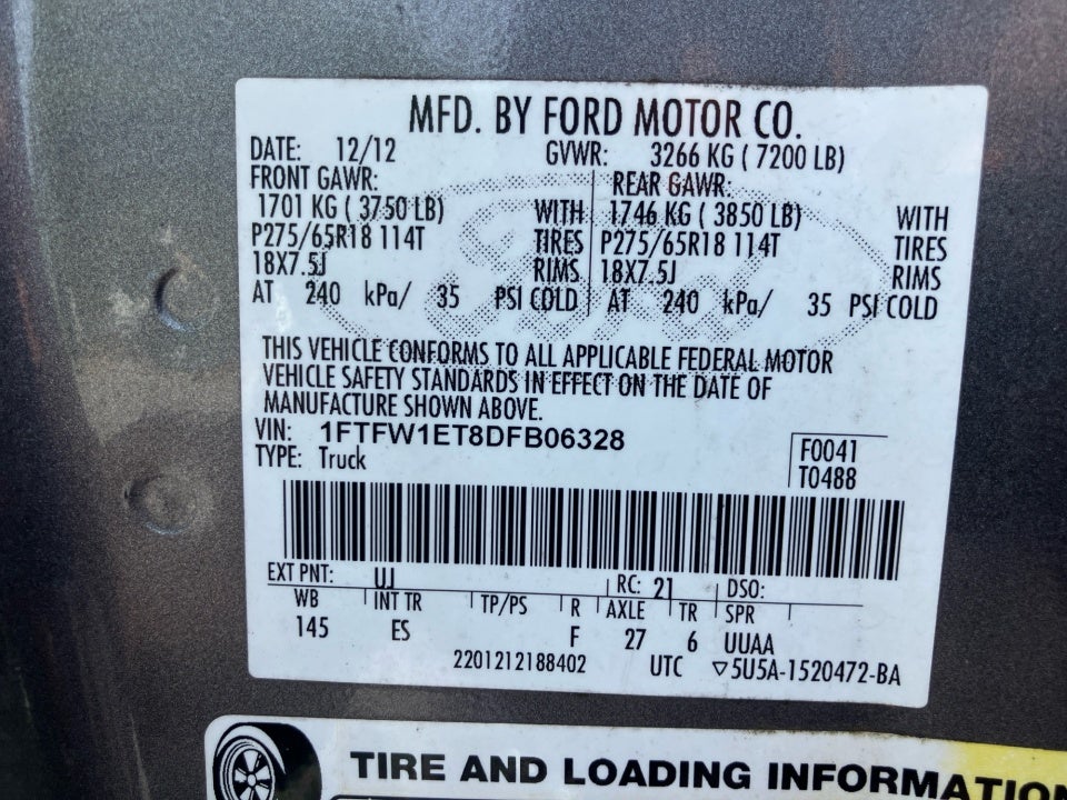 2013 Ford F-150 LARIAT