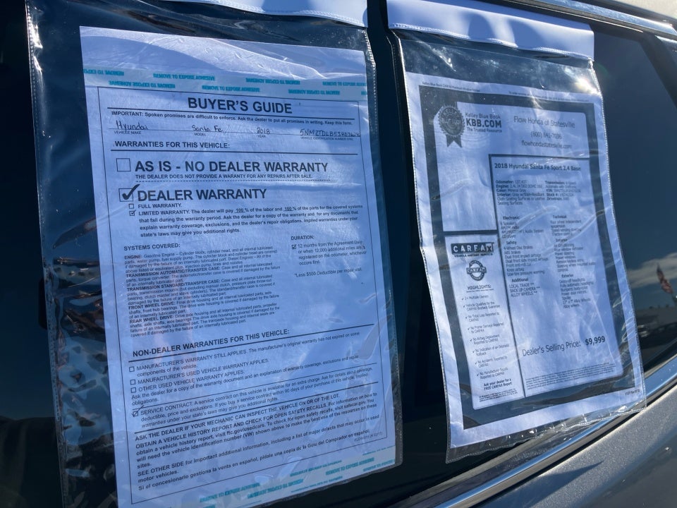 2018 Hyundai Santa Fe Sport 2.4L