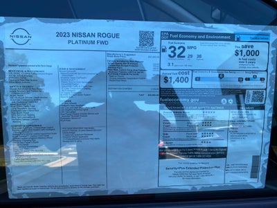 2023 Nissan Rogue Platinum FWD
