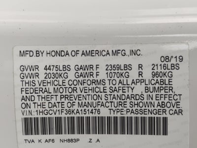 2019 Honda Accord Sport