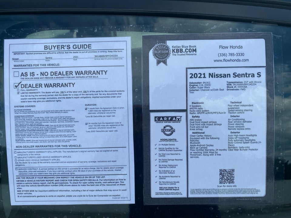 2021 Nissan Sentra S