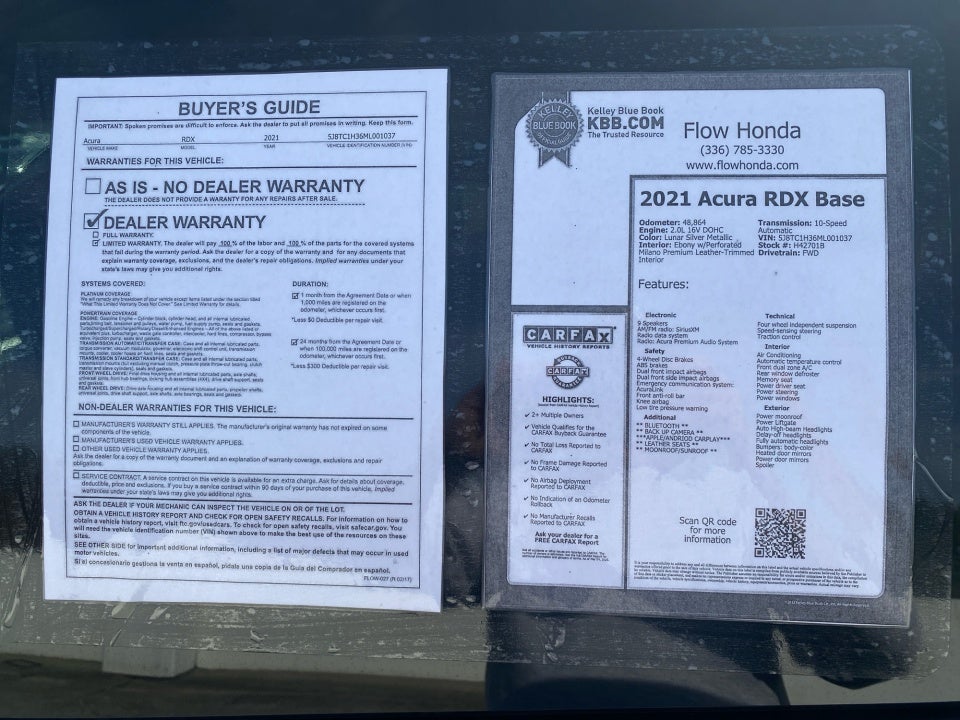 2021 Acura RDX Standard