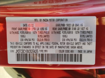 2022 Mazda Mazda CX-9 Touring