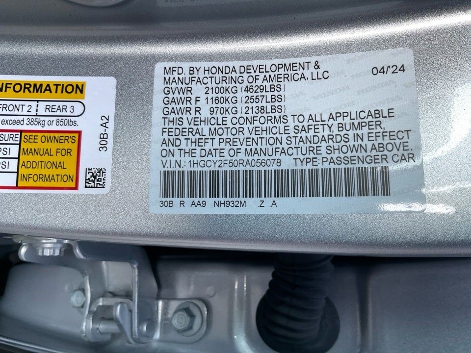 2024 Honda Accord Hybrid Sport