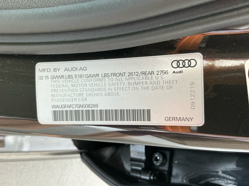 2016 Audi A6 2.0T Premium Plus