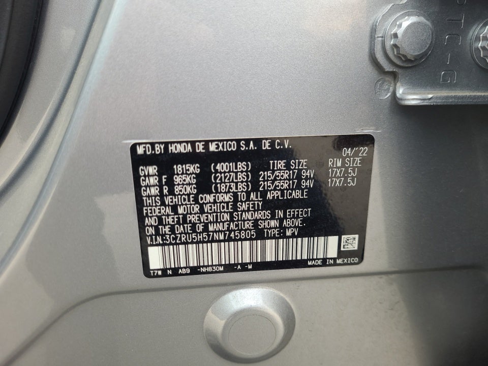 2022 Honda HR-V 2WD EX