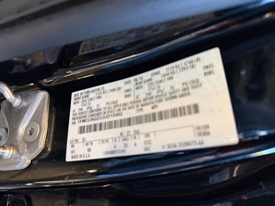 2018 Ford Escape SE