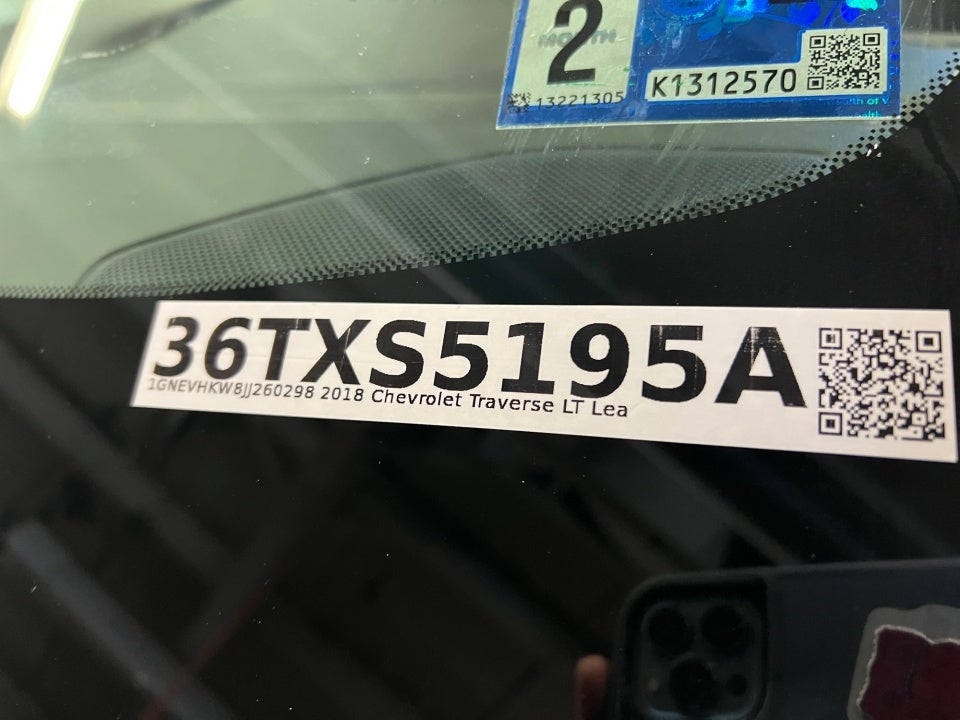 2018 Chevrolet Traverse 3LT