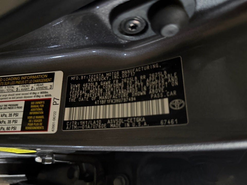 2017 Toyota Camry XLE