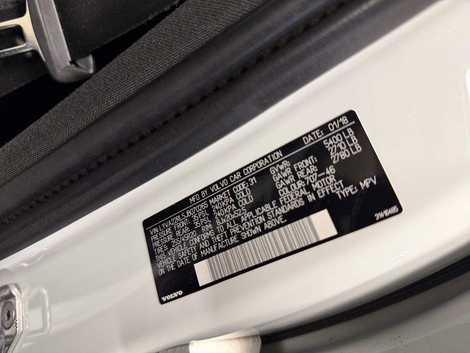 2018 Volvo XC60 T6 Inscription