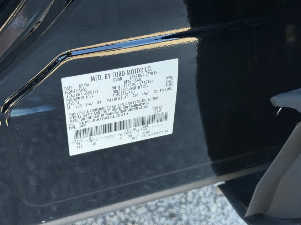 2016 Lincoln MKX Select