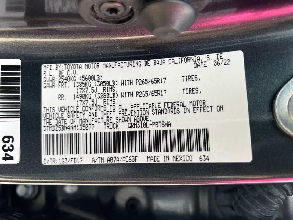 2022 Toyota Tacoma TRD Sport
