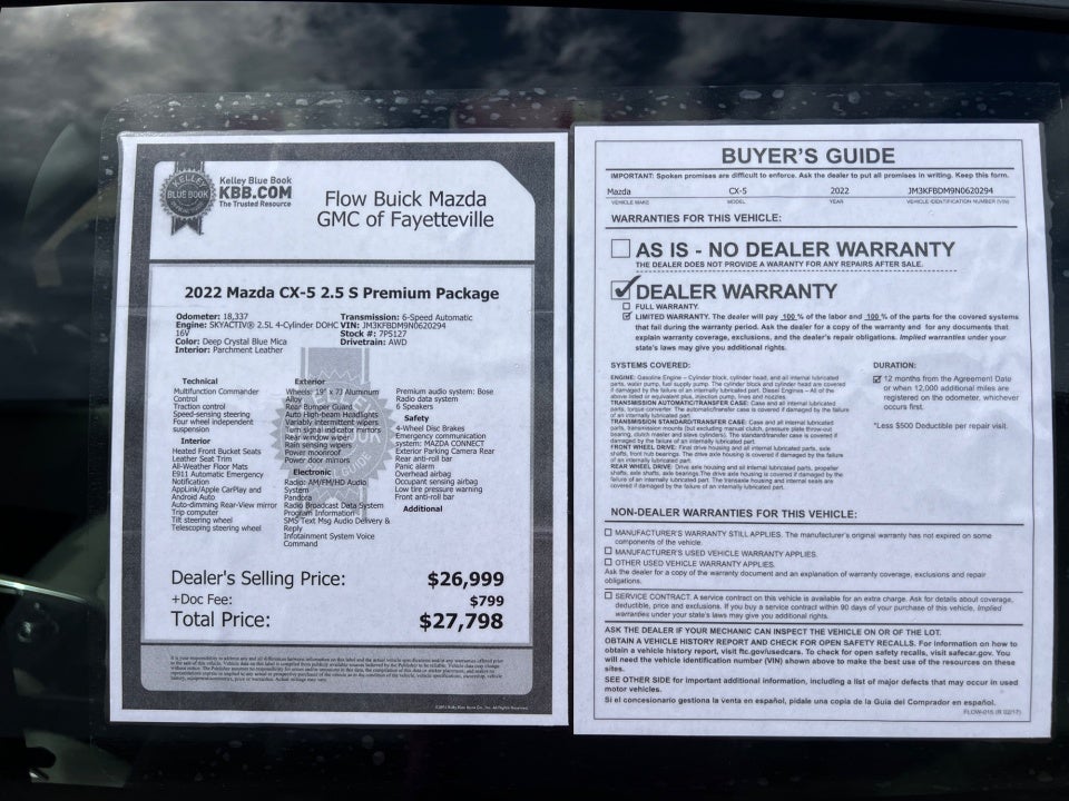 2022 Mazda Mazda CX-5 2.5 S Premium