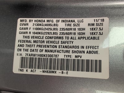 2019 Honda CR-V EX-L