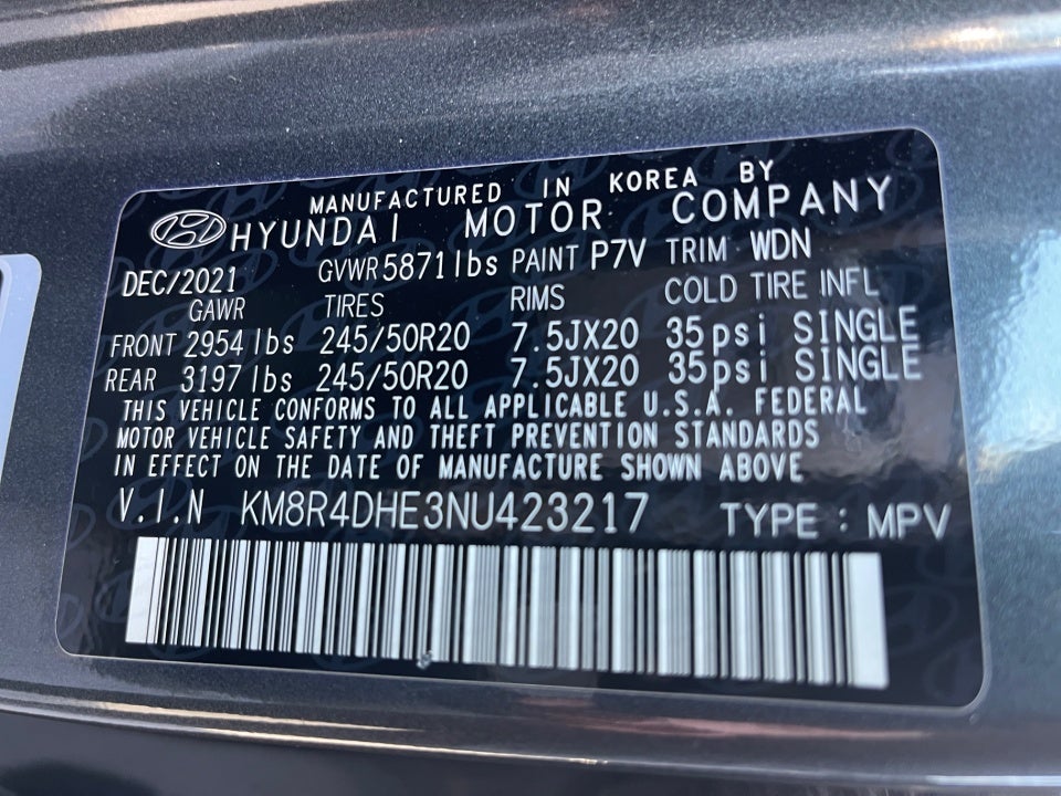 2022 Hyundai Palisade SEL