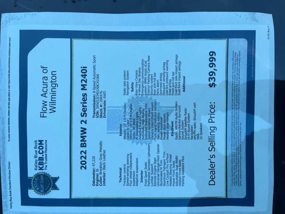 2022 BMW M240 i xDrive