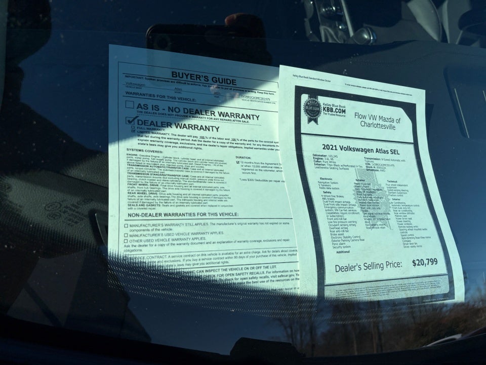 2021 Volkswagen Atlas 3.6L V6 SEL