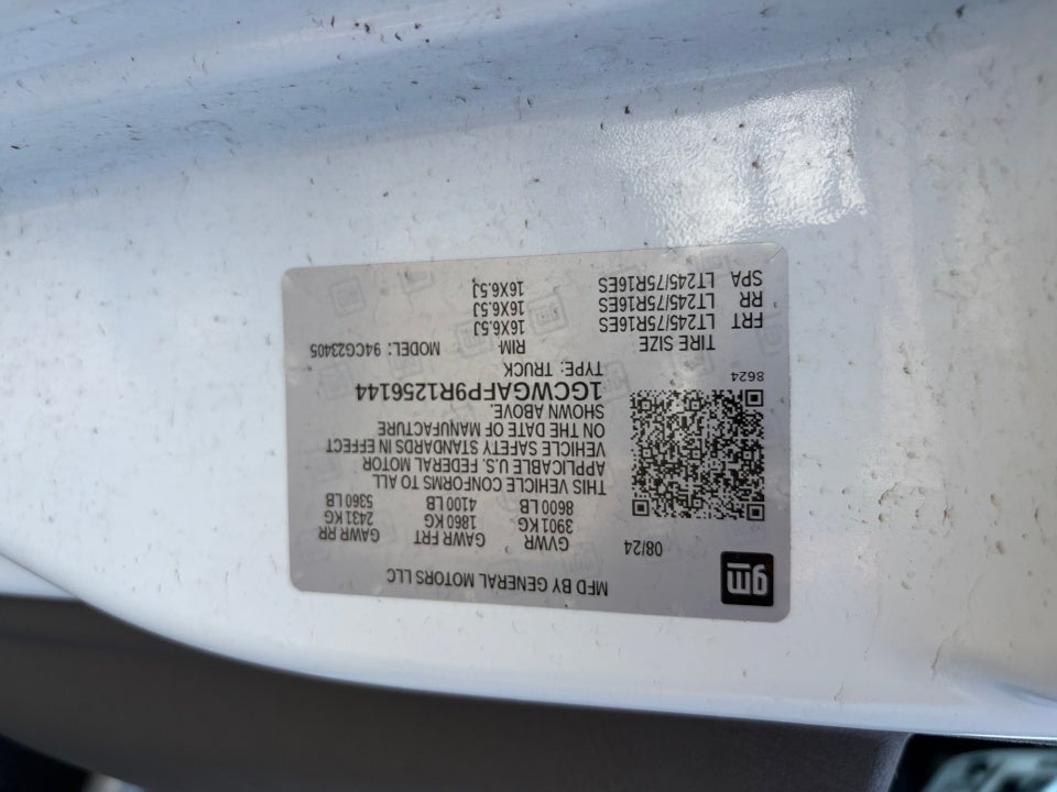 2024 Chevrolet Express Cargo RWD 2500 Regular Wheelbase WT