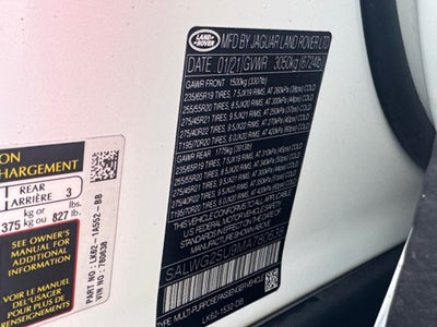 2021 Land Rover Range Rover Sport SE MHEV