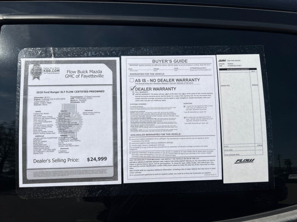 2020 Ford Ranger XLT