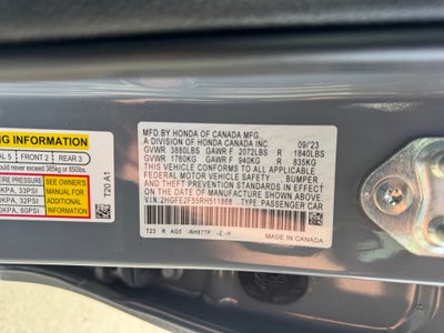 2024 Honda Civic Sedan Sport