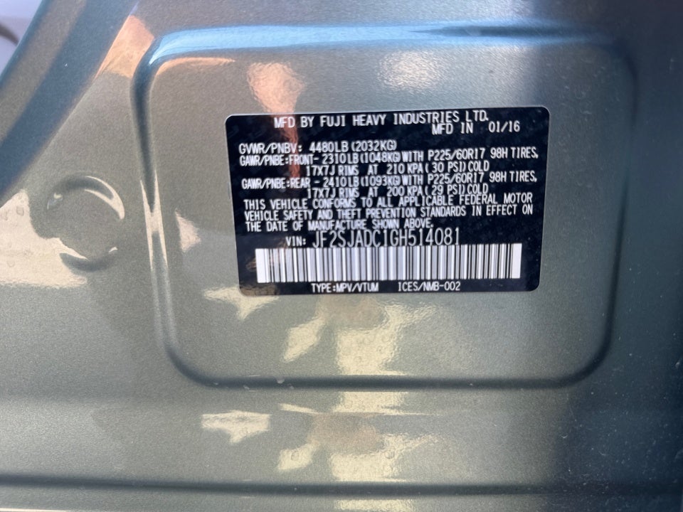 2016 Subaru Forester 2.5i Premium