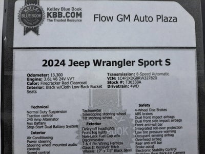 2024 Jeep Wrangler Sport S