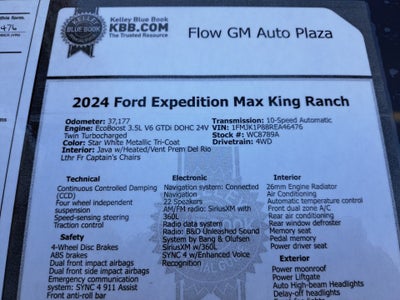 2024 Ford Expedition King Ranch MAX