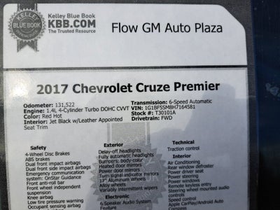 2017 Chevrolet Cruze Premier