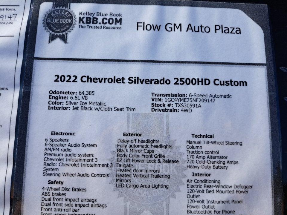 2022 Chevrolet Silverado 2500 HD Custom