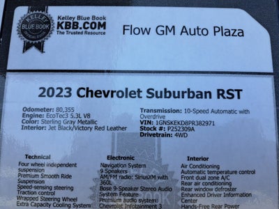 2023 Chevrolet Suburban RST