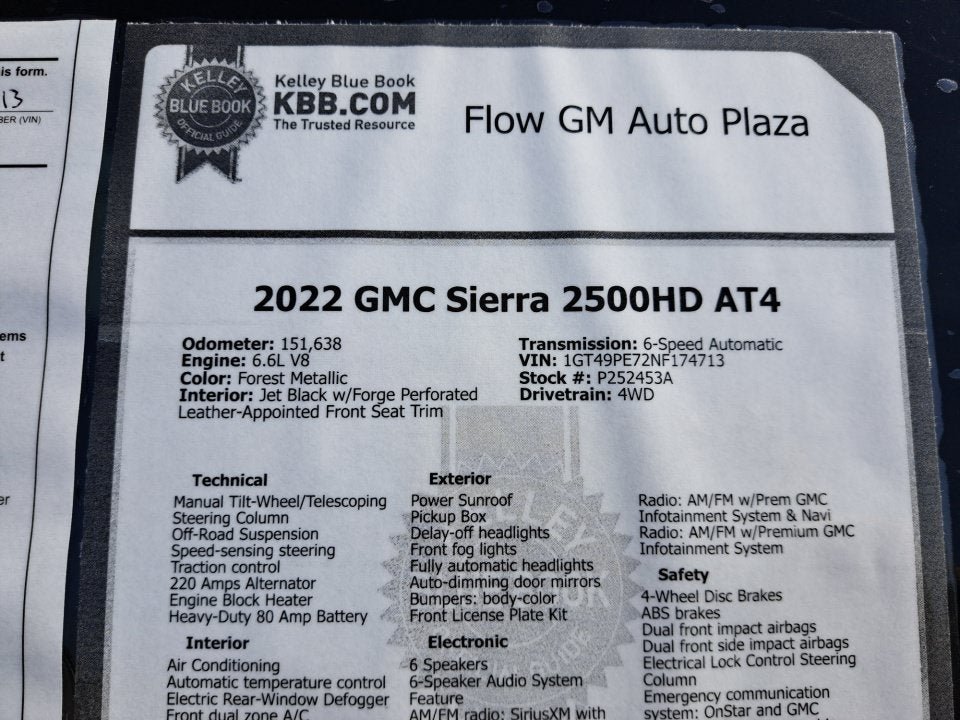 2022 GMC Sierra 2500 HD AT4