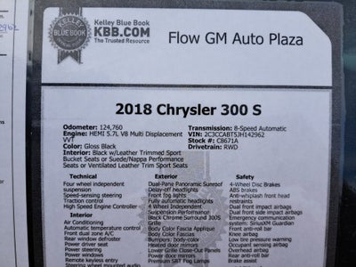 2018 Chrysler 300 300S