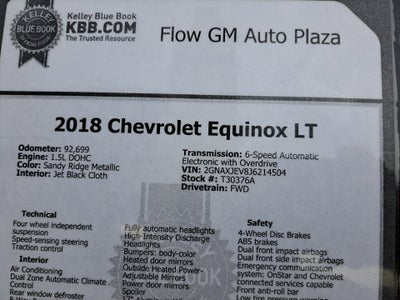 2018 Chevrolet Equinox LT