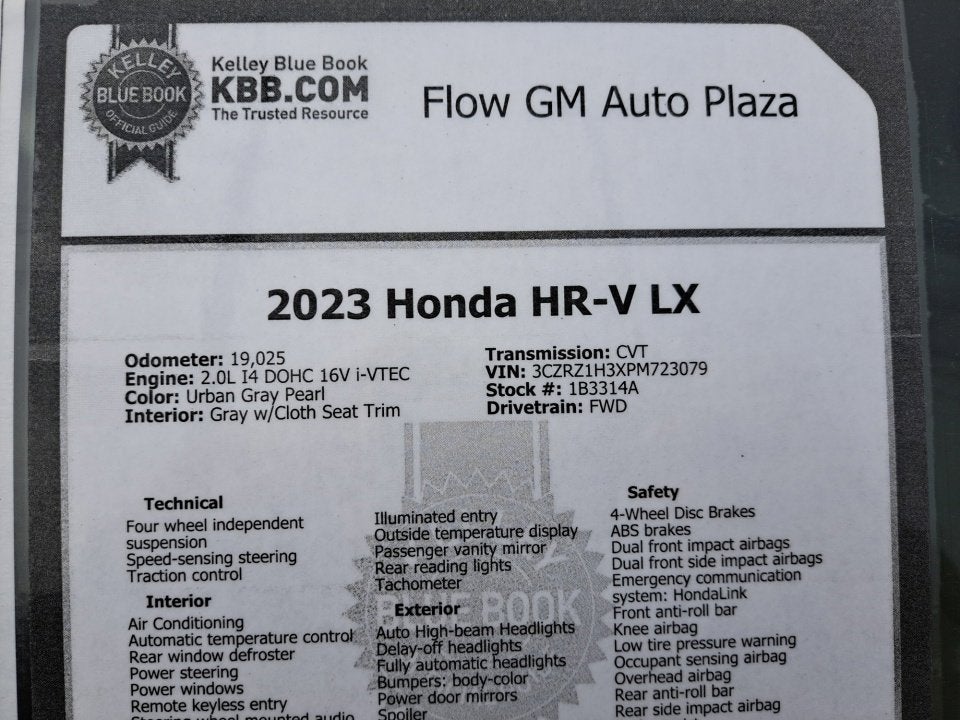 2023 Honda HR-V LX