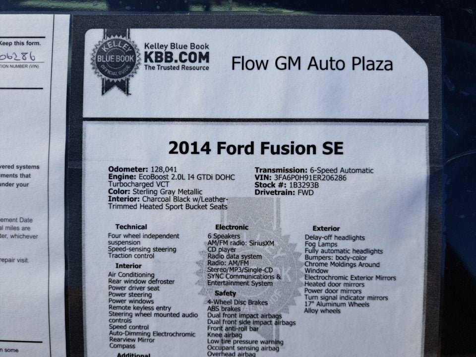 2014 Ford Fusion SE