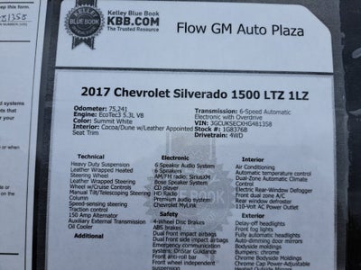 2017 Chevrolet Silverado 1500 LTZ
