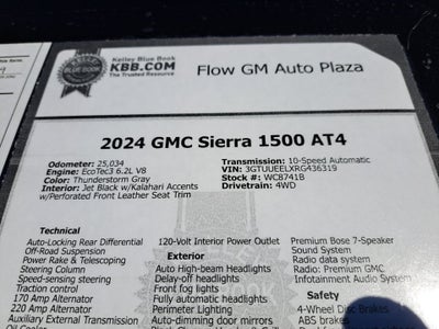 2024 GMC Sierra 1500 AT4