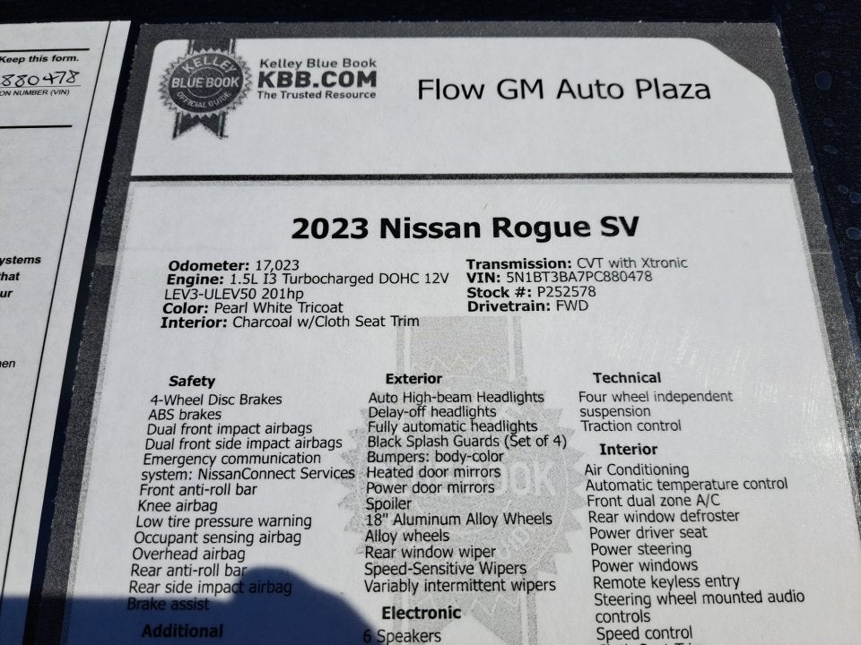 2023 Nissan Rogue SV