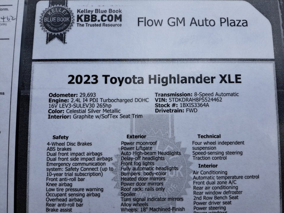 2023 Toyota Highlander L