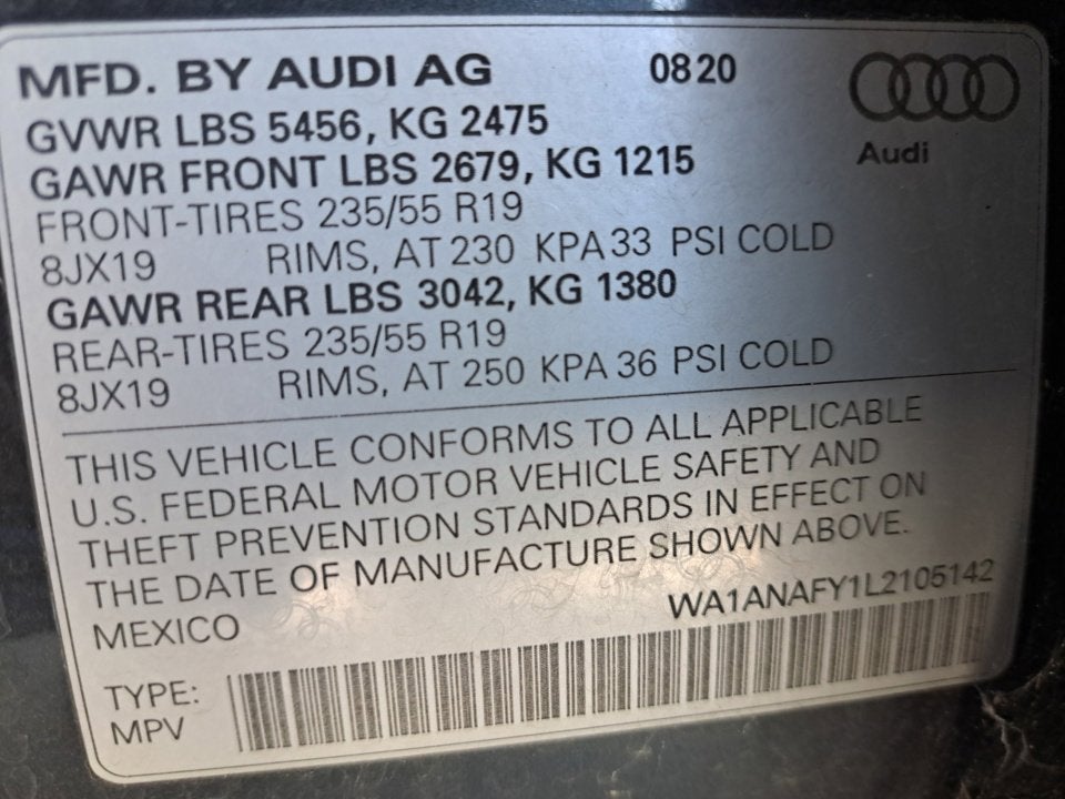 2020 Audi Q5 Premium